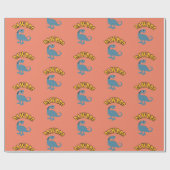 Baby Dinosaur-ontwerp - Matte wrapping papier (Vlak)