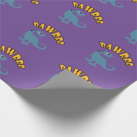Baby Dinosaur-ontwerp - Matte wrapping papier (Hoek)