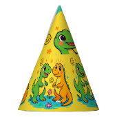 Baby Dinosaur Party Petten 🦖🎉 Feesthoedjes (Links)