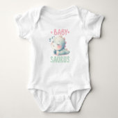 Baby Dinosaur Schattig lief Cadeau voor baby showe Romper (Voorkant)