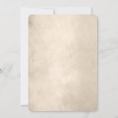 Baby Dinosaur Sepia Kaart (Achterkant)