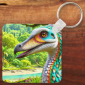 Baby Dinosaur Sleutelhanger (Achterkant)