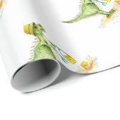 Baby Dinosaur T-Rex op het strand Cadeaupapier (Rol Hoek)