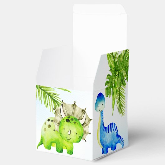 Baby dinosauriërs peuterfeest bedankdoosjes (Geopend)