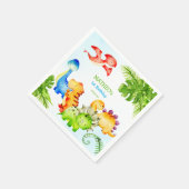 Baby dinosauriërs peuterfeest servet (Hoek)