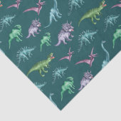Baby Dinosauriërs Tissuepapier (Detail)
