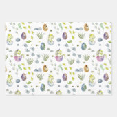 Baby Dinosauriwitjes Inpakpapier Vel (Voorkant 3)