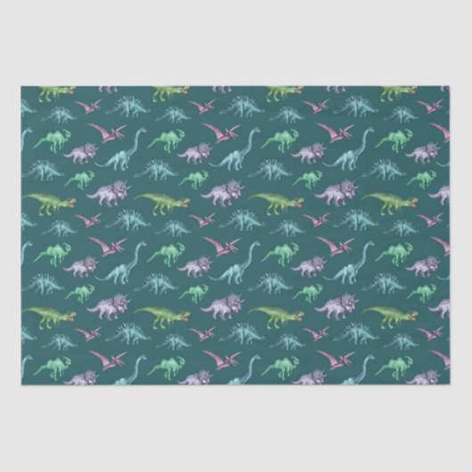 Baby Dinosaurs Tissuepapier (Voorkant)