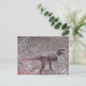 baby dinosaurus briefkaart (Staand voorkant)
