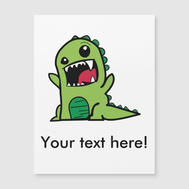 Baby dinosaurus cartoon (Voorkant)