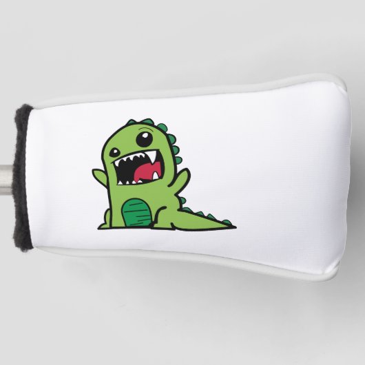 Baby dinosaurus cartoon golfheadcover (Voorkant)