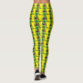 Baby dinosaurus cartoon leggings (Achterkant)