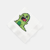 Baby dinosaurus cartoon servetten (Hoek)
