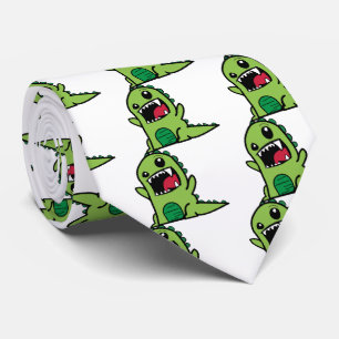 Baby dinosaurus cartoon stropdas