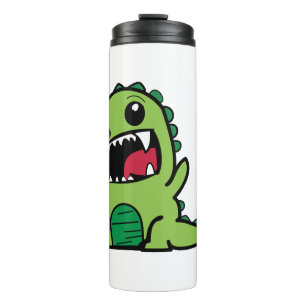 Baby dinosaurus cartoon thermosbeker