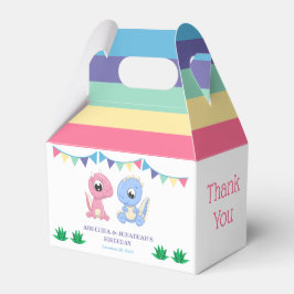 Baby Dinosaurus Jongen en Meisje Gezamenlijke Verj Bedankdoosjes