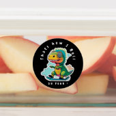 Baby Dinosaurus Schaatsen | Zo ga ik te werk Labels (Aangebracht)