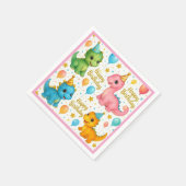 Baby dinosaurus servetten! servet (Hoek)