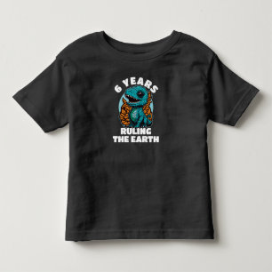 Baby Dinosaurus Zes jaar oud Verjaardag Kinder Shirts