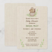 Baby dinosauruseieren betreffende de uitnodiging t (Voorkant / Achterkant)