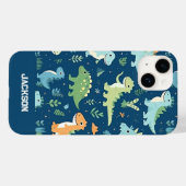 Baby-dinosauruspatroon Case-Mate iPhone Case (Achterkant (horizontaal))
