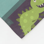 Baby Dinosaurussen Dino Boys - Gepersonaliseerd mo Fleece Deken (Hoek)