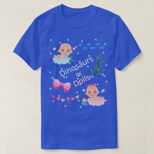 Baby Dinosaurussen of dollen T-shirt (Design voorkant)