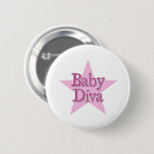 Baby Diva Ronde Button 5,7 Cm (Voorkant /achterkant)