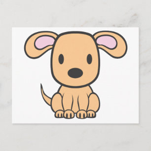 Baby Dog Cartoon Briefkaart