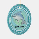 Baby Dolfijn Keramisch Ornament (Rechts)