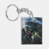 Baby Dolfijn Met Moeder Oceaan Natuur Cadeau Sleutelhanger (Voorkant Links)
