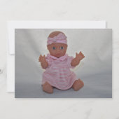 Baby Doll Invitation Kaart (Voorkant)