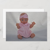 Baby Doll Invitation Kaart (Voorkant / Achterkant)