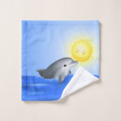 Baby Dolphin Bad Handdoek (Wasdoekje)