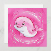 Baby Dolphin Kaart (Voorkant / Achterkant)