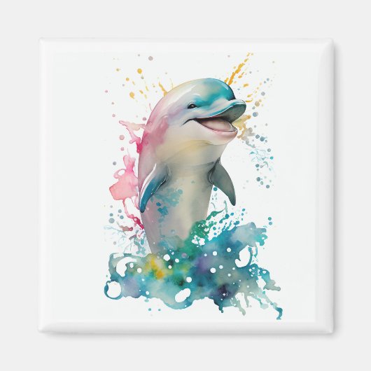 Baby Dolphin Magnet (Voorkant)
