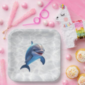 Baby Dolphin Platter Papieren Bordje (Feest)
