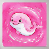 Baby Dolphin Poster (Voorkant)