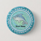 Baby Dolphin Ronde Button 5,7 Cm (Voorkant)