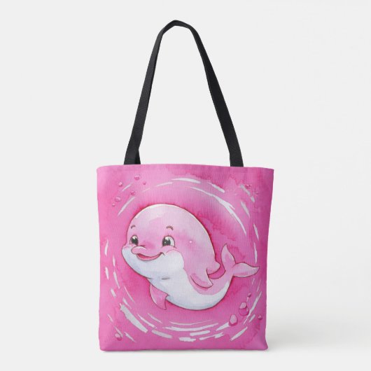 Baby Dolphin Tote Bag (Achterkant)
