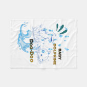 Baby Dolphine Fleece Deken (Voorkant (Horizontaal))