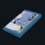 Baby Donkey and Daisy Wallet Gift Drievoud Portemonnee<br><div class="desc">Kleine Donkey en Daisy MIGNED Painting</div>