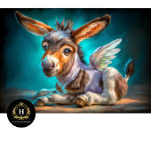 Baby Donkey Angel Nursery Furniture Decoupage Tissuepapier