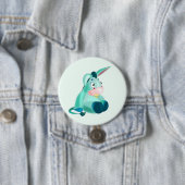 Baby Donkey Button - Uw kleur - Tekst (In situ)