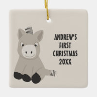 Baby Donkey - Eerste kerstfoto op maat