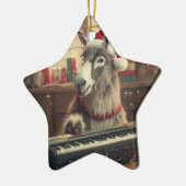 Baby Donkey familie Ornament, Donkey Lovers gesche Keramisch Ornament (Links)