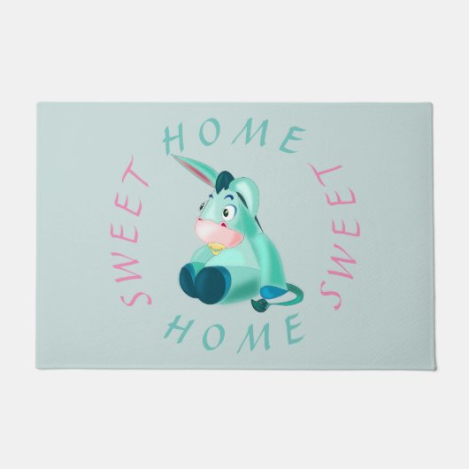 Baby Donkey Funny Doormat - Aangepaste tekst Deurmat (Voorkant)