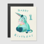 Baby Donkey Funny Verjaardag Kaart (Voorkant / Achterkant)