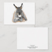 Baby Donkey Note Card Notitiekaartje (Voorkant / Achterkant)