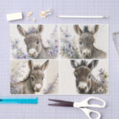 Baby Donkeys Tissuepapier (Craft)